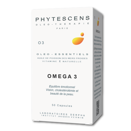 Oméga 3 naturel + Vitamine E | Huile de Poisson Pure | Phytescens